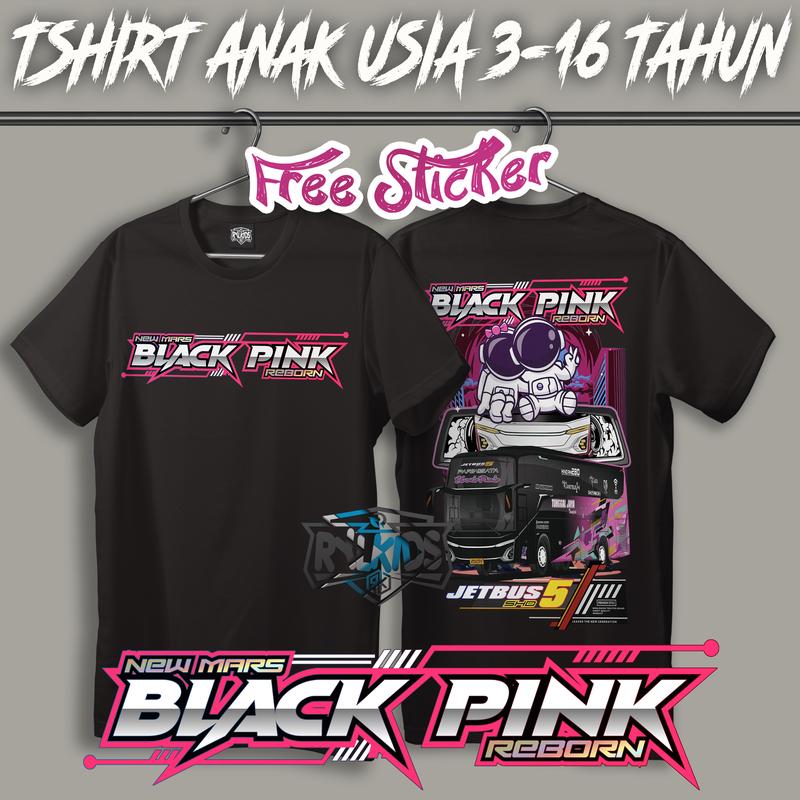 # Kaos Baju Anak Bis BL4CKP1NK jb5| FREE STICKER | Tshirt Bis Basuri | REAL PICT | COD Fashion 1