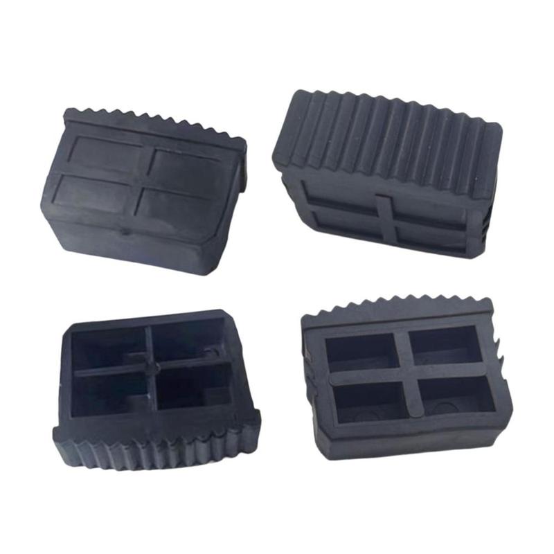 4x Telescoping Ladder Cap Feet Covers Replacement Convenient Protects Your Floor Wear Resistance Anti Skid Ladder Feet Pads 7