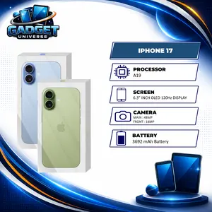 IPHONE 17 256GB GARANSI RESMI INDONESIA | A19 CHIP | IOS 26 | DUAL KAMERA 48MP | 6.3" INCH SUPER RETINA XDR OLED 120Hz - NON BUNDLE, BLACK