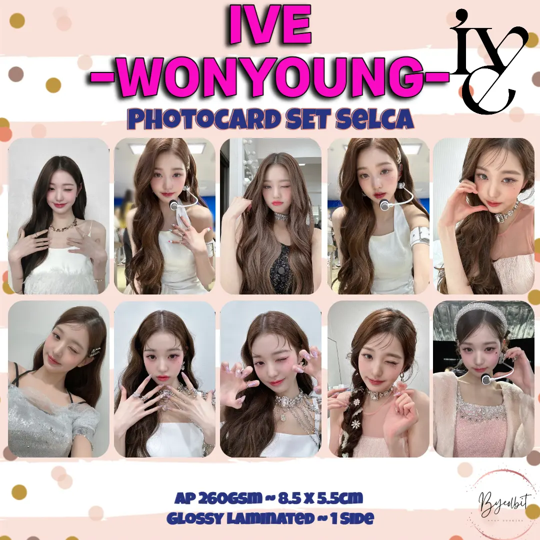Photocard IVE 1 set 10 pcs UNOFF