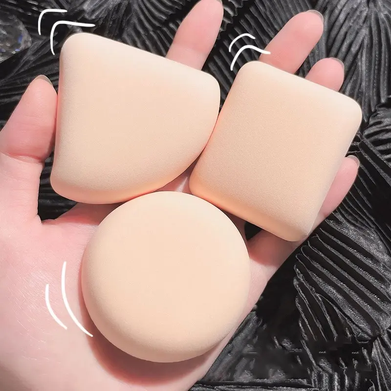 Sponge make up lembut spons cusion spons bedak tabur padat beauty powder puff foundation 8