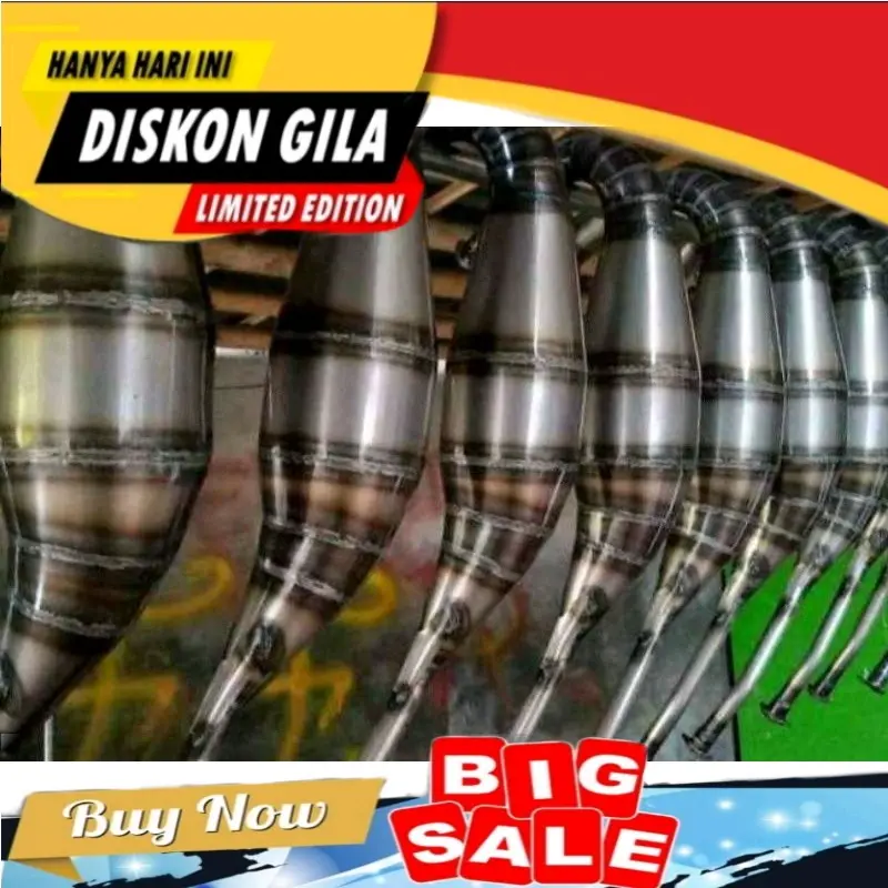 LAMBUNG/PERUT KNALPOT NINJA 150 R RR SS