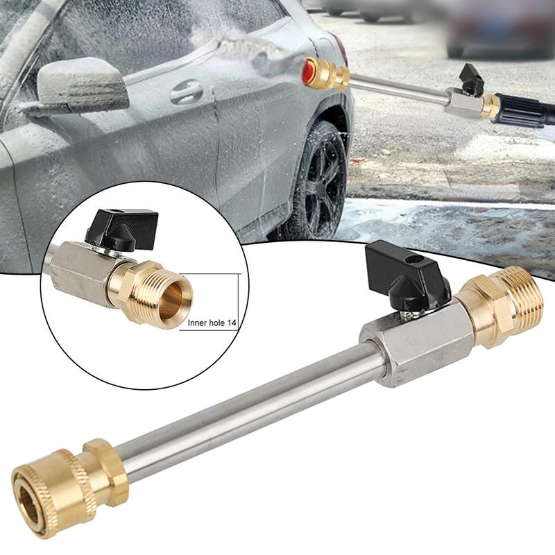 High Pressure Cleaning Machine M22/14 Thread Stainless Steel Extension Rod Valve 5