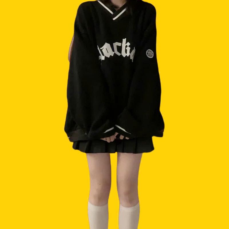 áo bigsize nữ áo mùa đông bigsize sweater bigsize áo nỉ bigsize [ CÓ size 55 kg__ 135kg] 90kg 95kg 65kg 100kg 125kg 130kg sw cổ tim blackair 3