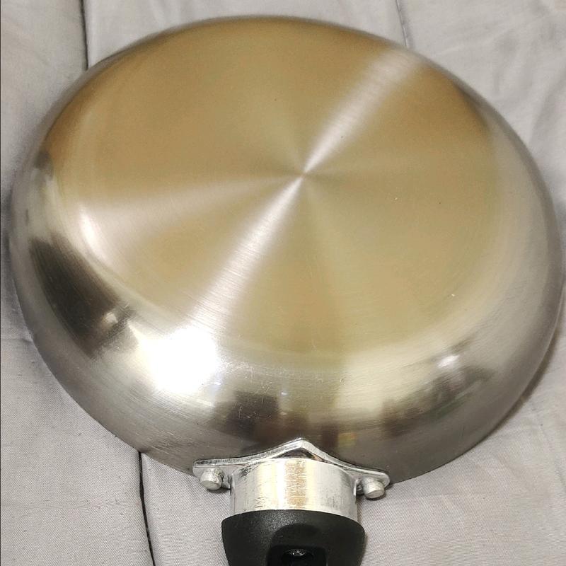 Chảo size 24cm chống dính cao cấp, inox dày dặn, dùng được tất cả các loại bếp, không kén bếp kể cả bếp từ, bh 12 tháng 3