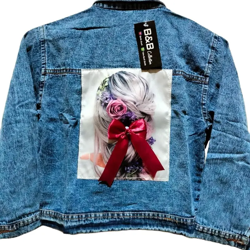 3D JAKET JEANS VIRAL SNOW PITA ANAK PEREMPUAN UMUR 1-10 TAHUN bunda #Katun #Santai 1