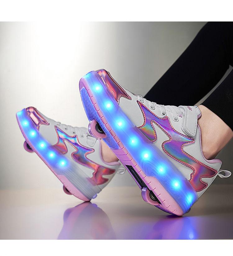 Product Introduction of Giày Trượt Patin, Heelys, Ưu Đãi Đặc Biệt, Giảm Giá Xả Hàng, Thích Hợp Cho Thanh Thiếu Niên, Có Thể Tháo Rời, Mã Bị Hỏng, Sạc, Phát Sáng, Giày Học Sinh, Giày Ròng Rọc, Năm Phát Hành: 2025 21