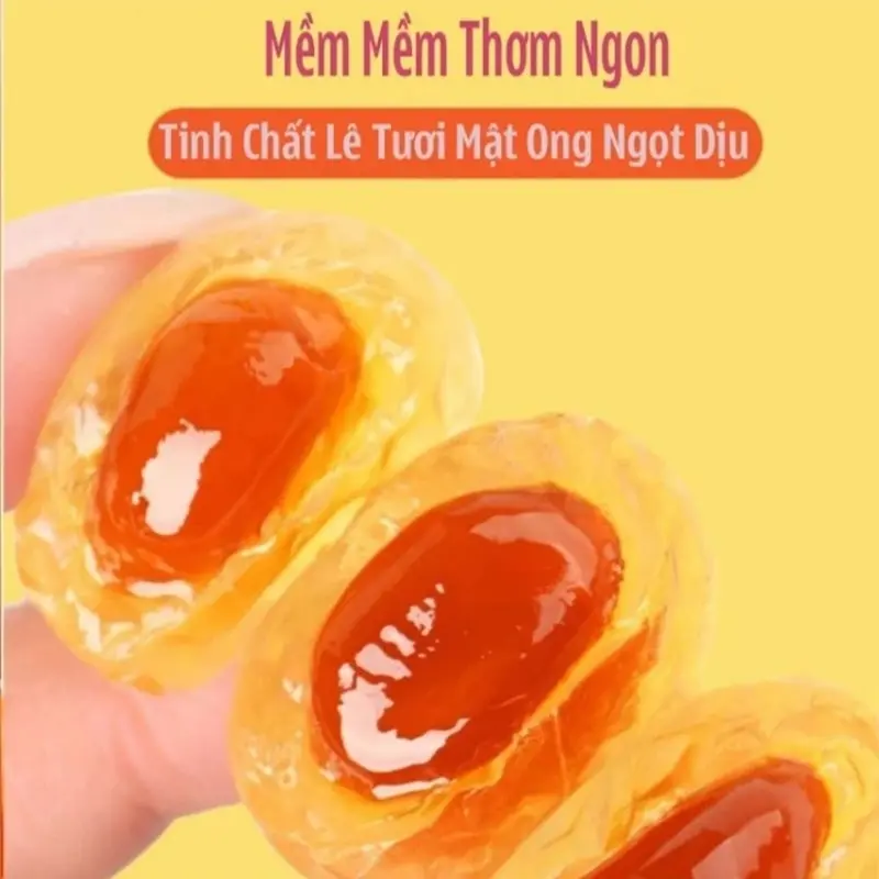 Kẹo lê an phế mật ong - thanh nhiệt tiêu đờm mềm dẻo thơm ngon túi 500g Ăn Vặt Candy Snack Food Chua Thức Ăn 5