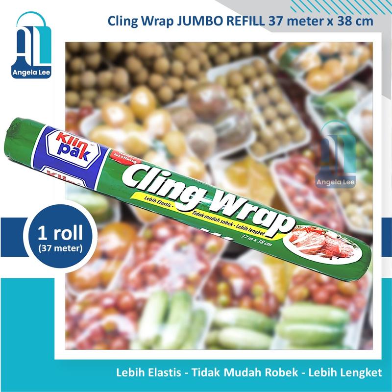 Klinpak Cling Wrap Regular Refill 30m x 30cm - Plastik Segel makanan 3