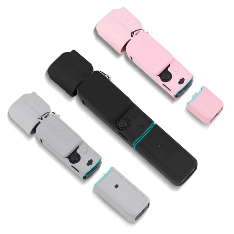 BRDRC Ốp Silicone Bảo Vệ DJI Pocket 3 Combo - Phụ Kiện Action Camera 1
