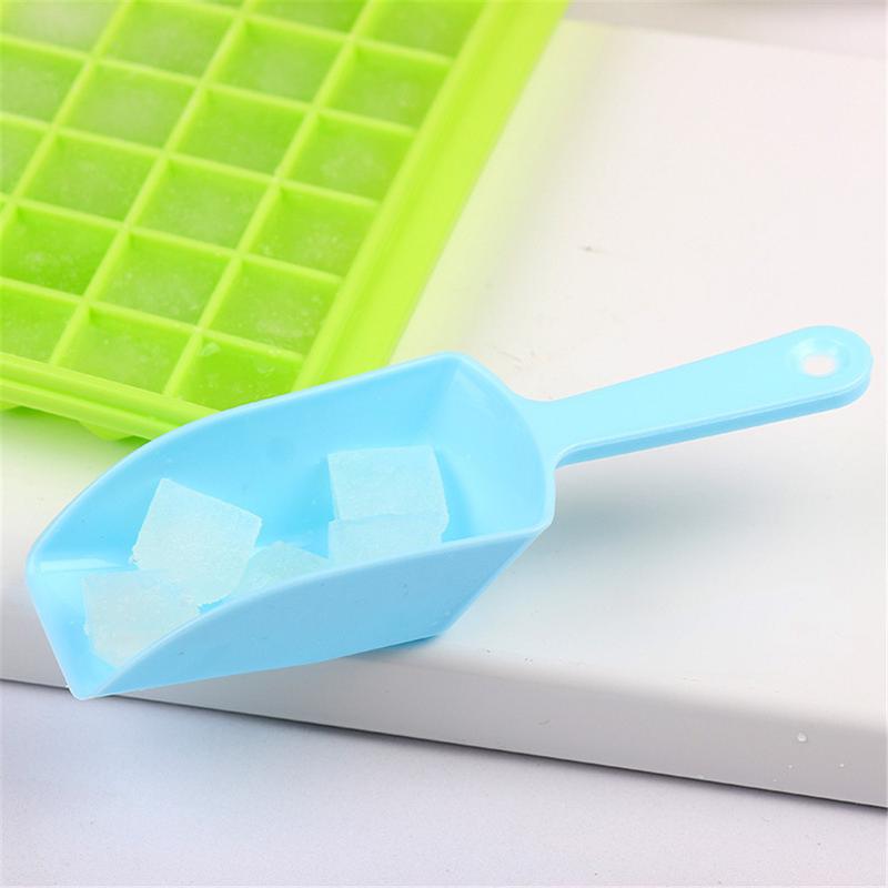 Product Introduction of Candy Colors Multifunctional Frosted Small Shovel Kitchen Flour Grain Candy Coffee Bean Ice Scoops Party Buffet Kitchen Tools 12