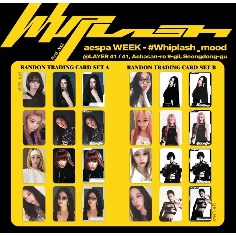 Bộ album ảnh AESPA - WHIPLASH có sẵn 2