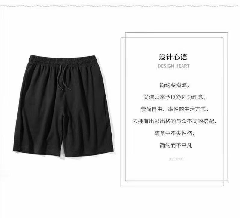 Product Introduction of Suits for Men Suits for Men 2024 New Summer Thin Handsome Clothes Sports Casual Wear Fashion Brand Suit Short T Shorts Two-Piece Set 4