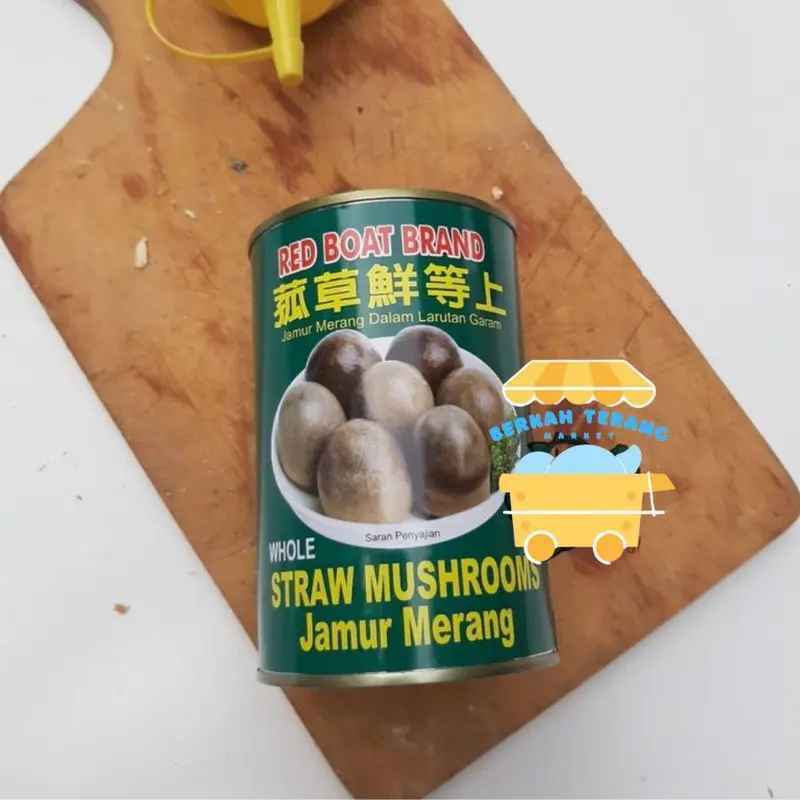 Jamur Merang Kaleng Whole Straw Mushrooms 425gr 1