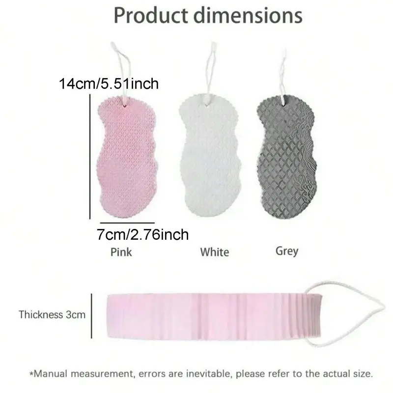 Exfoliating Scrub Sponge, 1 Count Soft Bath Sponge, Gentle Cleaning Sponge, Skin Smoothing Sponge, Bathing Accessories for Home Bathroom 1