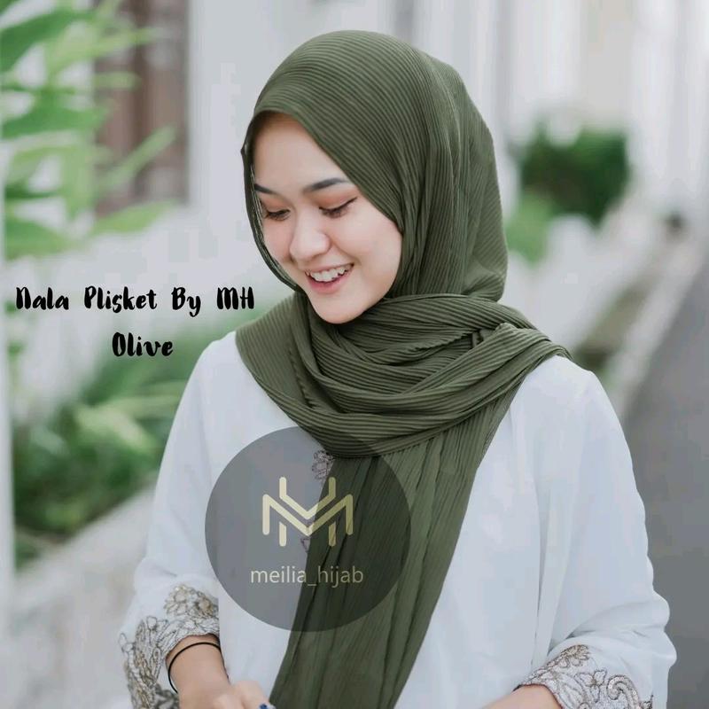 Nala Plisket (hijab pashmina Plisket premium by MH) 7