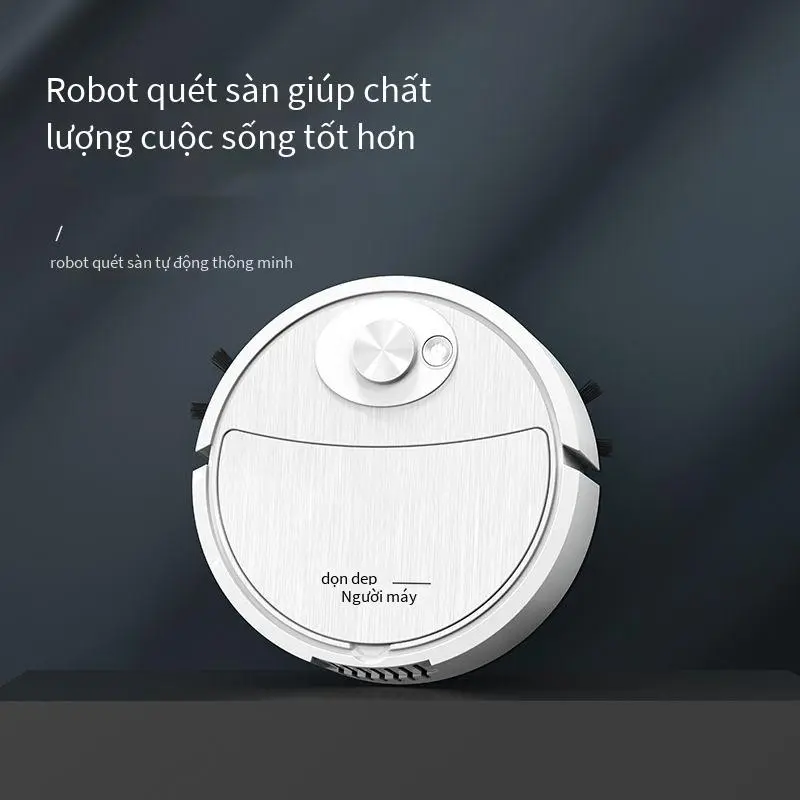 Vận Chuyển Trong Vòng 24 Giờ Robot Quét Nhà Thông Minh Sạc Hút Tất Cả Trong Một Máy Hút Bụi Mini Lazy Cho Quà Tặng