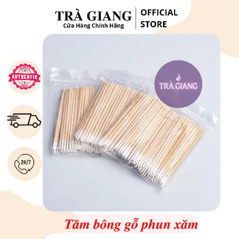 Tăm Bông Tre Ủ Tê Tạo Nét Vét Mực