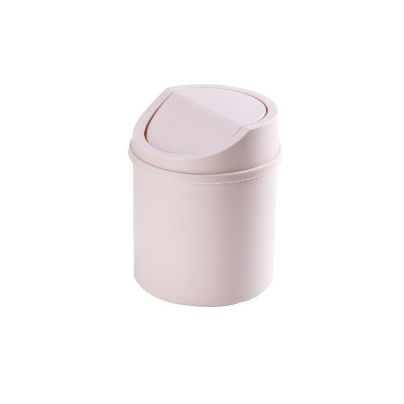 Product Introduction of Mini Desktop Bin Small Trash Can Tube With Cover Bedroom Trash Can Garbage Can Clean Workspace Storage Box Home Desk 24
