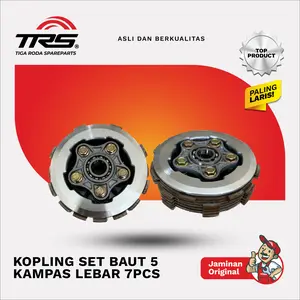 TRS kampas kopling set isi 7 lebar viar 150 200 300CC tossa giga Motorcycle