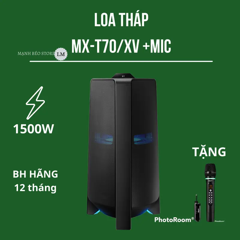 Loa tháp SS MX-T70/XV karaoke - công suất 1500w - bảo hành chính hãng 12T 0