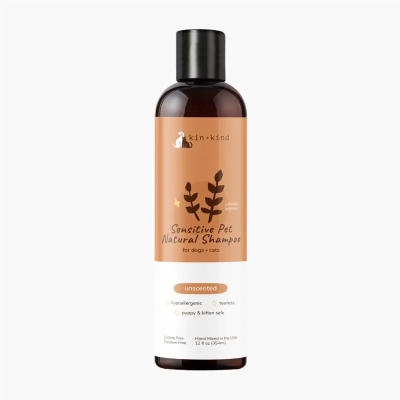 Kin + Kind -  Sensitive Skin Shampoo For Puppies & Kittens (Unscented)  - 354ml