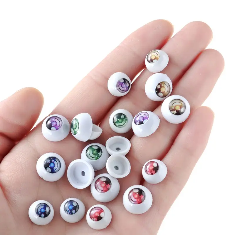 Phụ kiện búp bê, mục đích chung, quà tặng trẻ em, mắt cầu mắt, mắt búp bê, tự làm 7