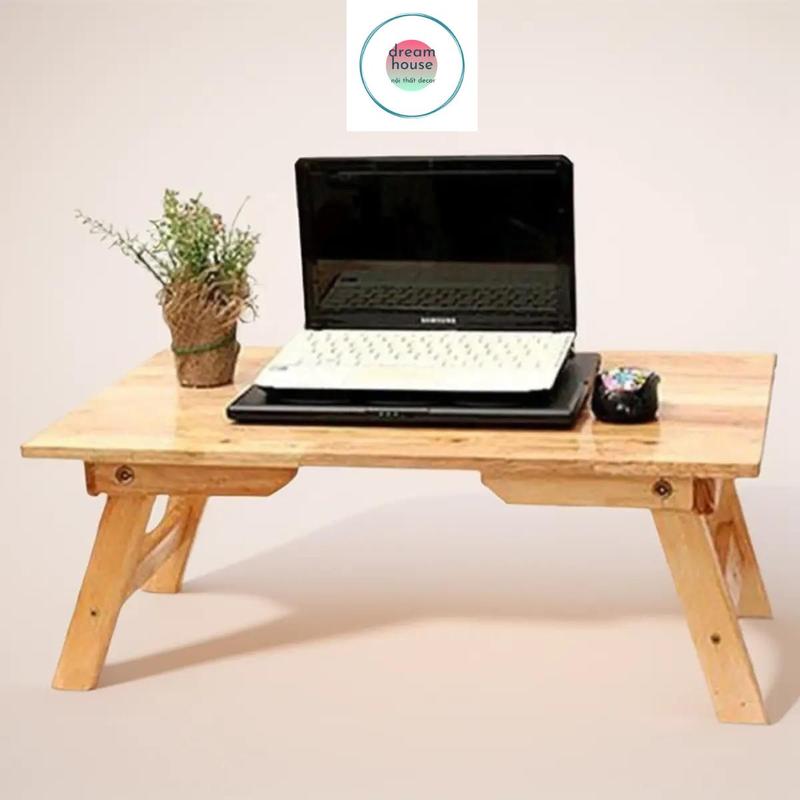 bàn  cao su chân thang gấp gọn dùng cho học tập, uống trà, làm việc tiện lợi cho việc đi chuyển kích thước mặt 40x60 cao 28   uyêntấm đồ gỗ