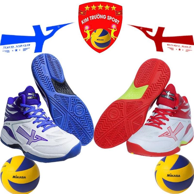 Giày thể thao bóng chuyền Sao Vàng 401 Đa màu sắc quá hoàn hảo tặng kèm đôi tất fee ship cho anh chị em đây mê chưa nào