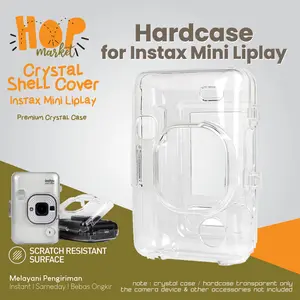Fujifilm LiPlay Hardcase Case Instax Li Play Casing Bening Transparan