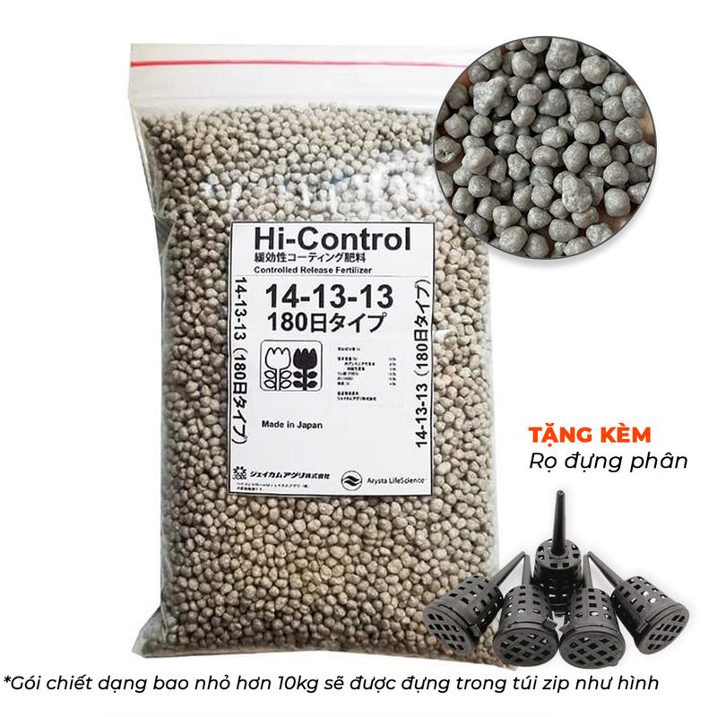 1kg Phân chì tan chậm Hi-Control Nhật Bản 14-13-13 PBT-071