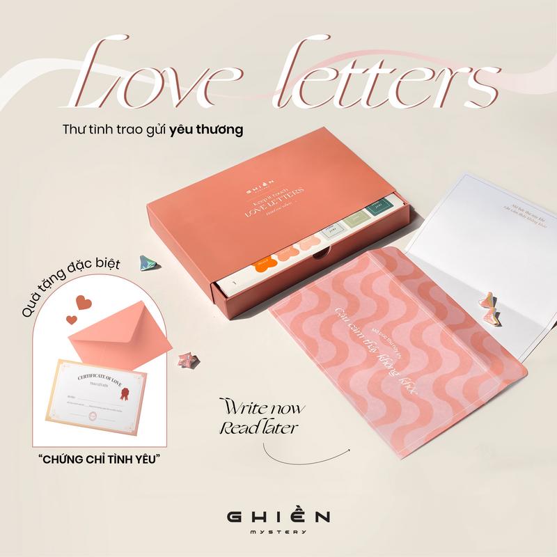   Quà tặng giới hạn  Thư tình gửi trao yêu thương LOVE LETTERS bộ thư 20 chủ đề dành tặng người yêu gắn kết tình cảm yêu xa cặp đôi | Ghiền Mystery 