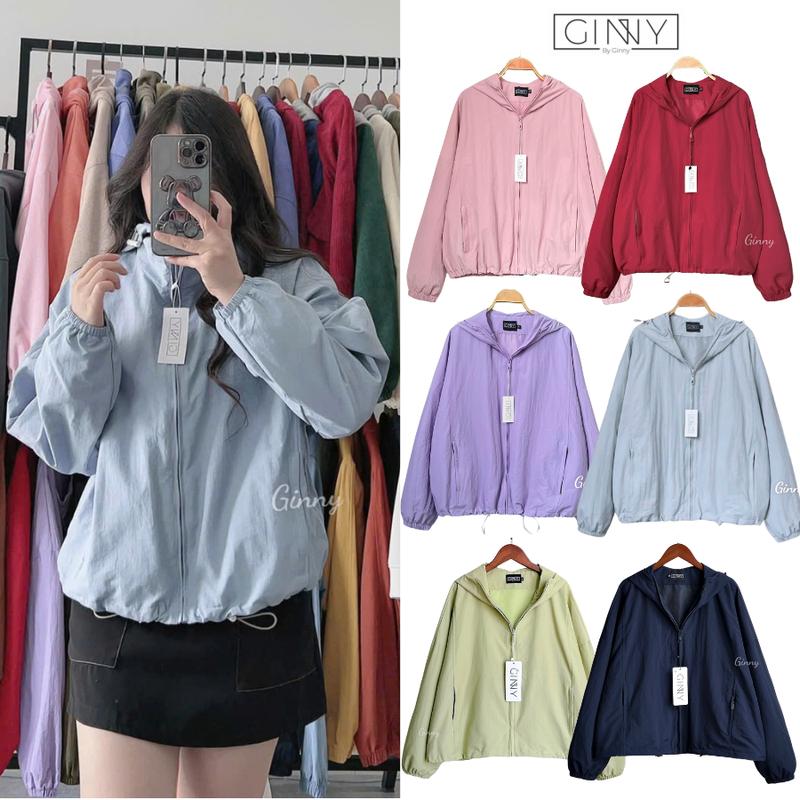 GMV Áo Khoác Dù Công Nghệ 3C Chống Nắng Trượt Nước Nhẹ Cản Gió Lemon CG04 Thời Trang Nhẹ Mát Thích Hợp Đi Học Đi Chơi Đi Làm Top Jacket Nữ Women