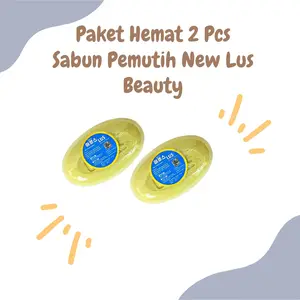 Paket Hemat 2Pcs Sabun Lus Beauty – Perawatan Kulit Tubuh & Wajah Aman BPOM