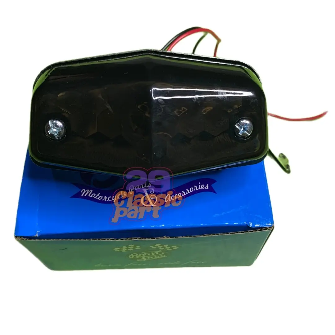 STOPLAMP BSA Led CB C70 bohlam mika smoke diamond lampu belakang