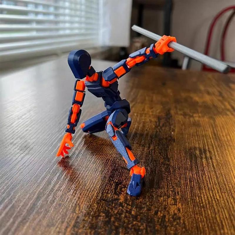 Product Introduction of MultiJointed Movable 3D Printed Lucky 13 Action Figures T13 13 Dummy Nova Figures I7P0 22
