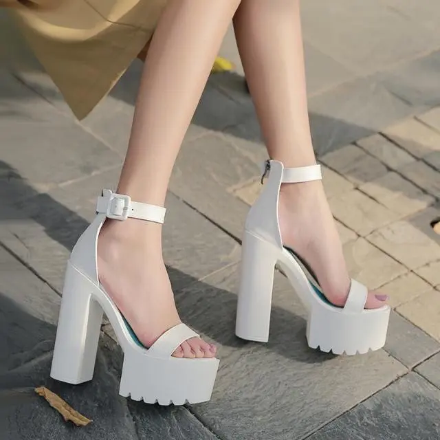 Sandal khoá kéo phía sau 14 phân nhẹ Nữ Shoes giay got
