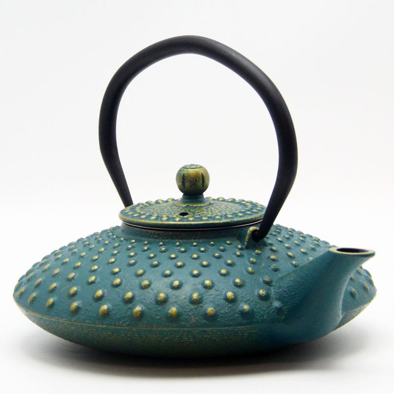Product Introduction of Nordic Style Colored Boiled Water And Boiled Tea Brewed Teapot Cast Iron Kettle Decoration Living Room Home Handmade Creative Tea Set Decoration 0