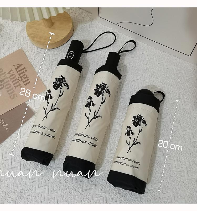 Product Introduction of "French Vintage Umbrella Women's Sun Rain Dual Use - Stylish Compact Sunshade Parasol UV Protection Foldable Summer Sun Umbrella for Ladies 16
