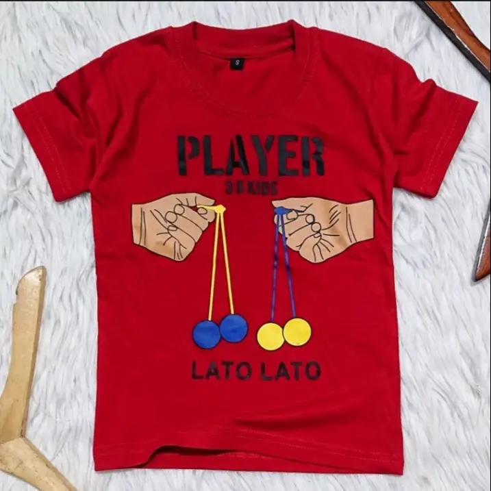 kaos anak Lato Lato #virall kaos anak warna merah#kaos LATO LATO Katun