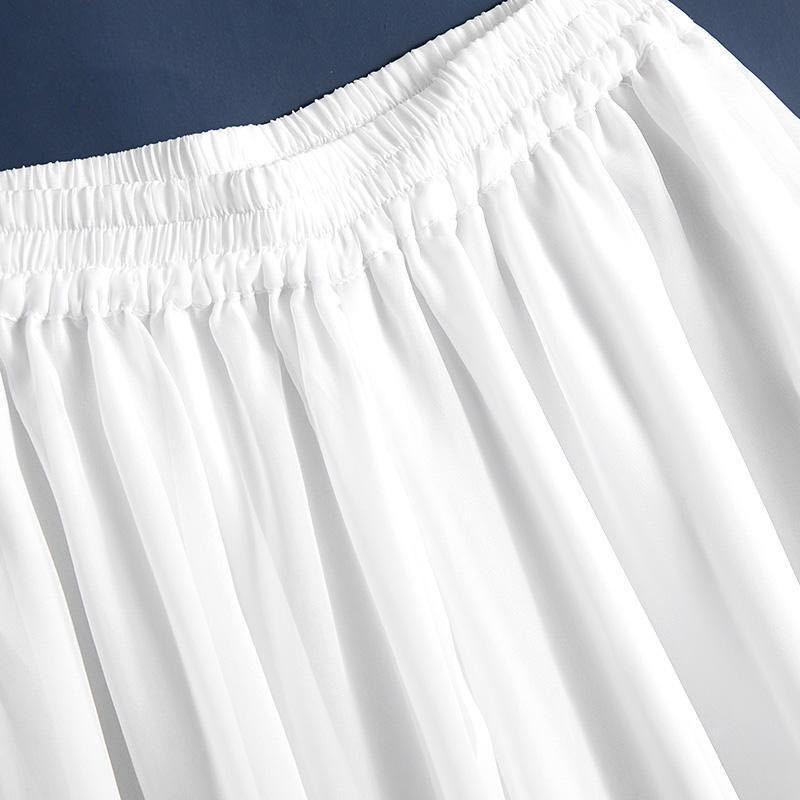 Product Introduction of Quần Palazzo Ruy Băng Nữ, ZAVA, Chất Liệu Voan, Dáng Rộng Vừa Vặn, Xếp Ly, Ống Rộng 13