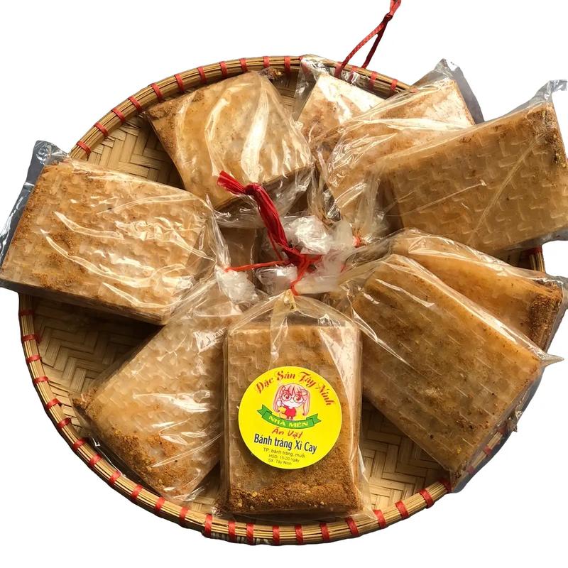 [SIÊU CAY] Combo 10 Túi Bánh Tráng Xu Cay Không Đường Hương Vị Cay - Tây Ninh - Ăn Vặt, Snack-