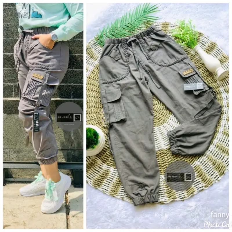 celana Jogger kargo model kepang best seller 5