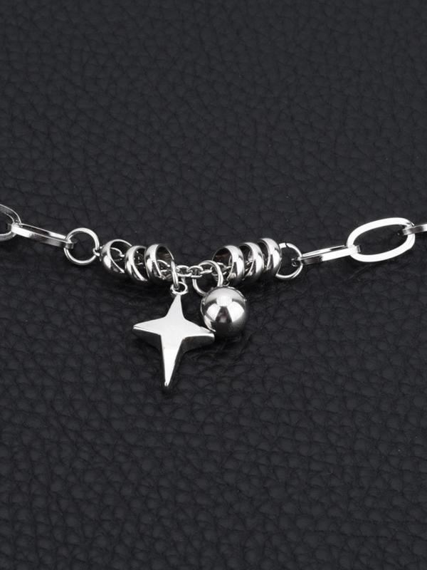 Star & Ball Design Bracelet, Fashion Jewelry for Party, Daily Clothing Decor, Trendy All-match & Exquisite Jewelry for Birthday Gift 5