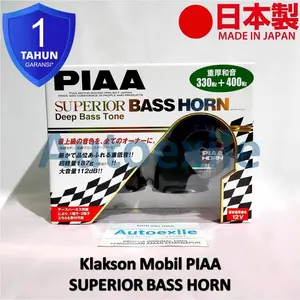 PIAA Superior Bass Horn Deep Bass Tone Made in Japan Klakson Keong Mobil Motor Original Garansi