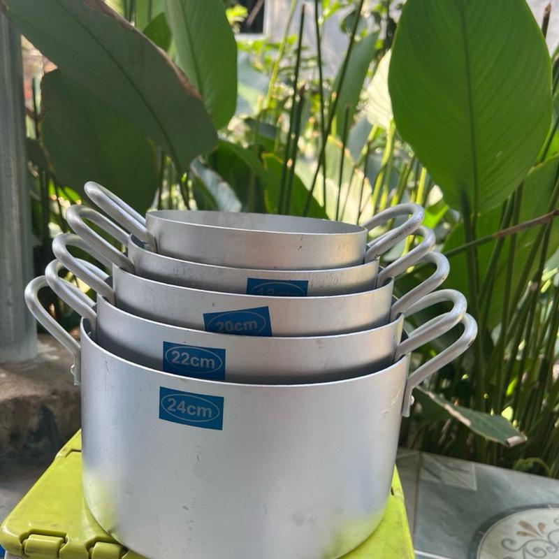 Combo bộ 5,bộ 3, size lẻ nồi nhôm đúc Hải Phòng nguyên khối