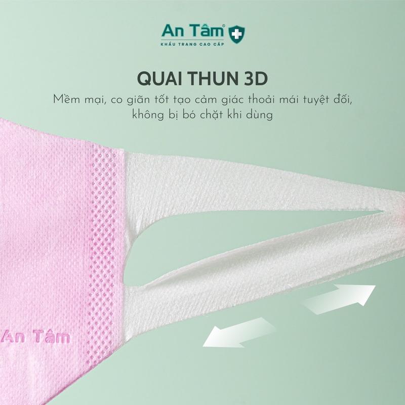 100 Chiếc Khẩu Trang 3D Cao Cấp An Tâm 3