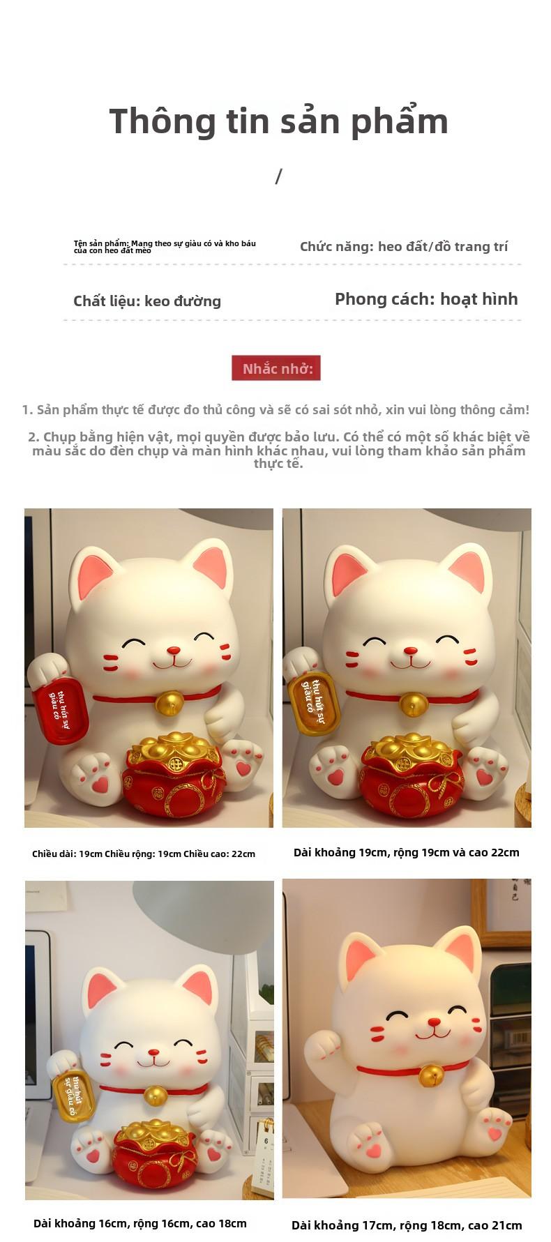 Product Introduction of Ngân Hàng Tiền Xu Mèo May Mắn, Phong Cách Người Nổi Tiếng Trên Internet, Mới 2025, Thích Hợp Cho Trẻ Em, Bé Trai Và Bé Gái, Có Thể Lưu Trữ, Ngân Hàng Tiết Kiệm Dung Tích Lớn Ống Heo 7