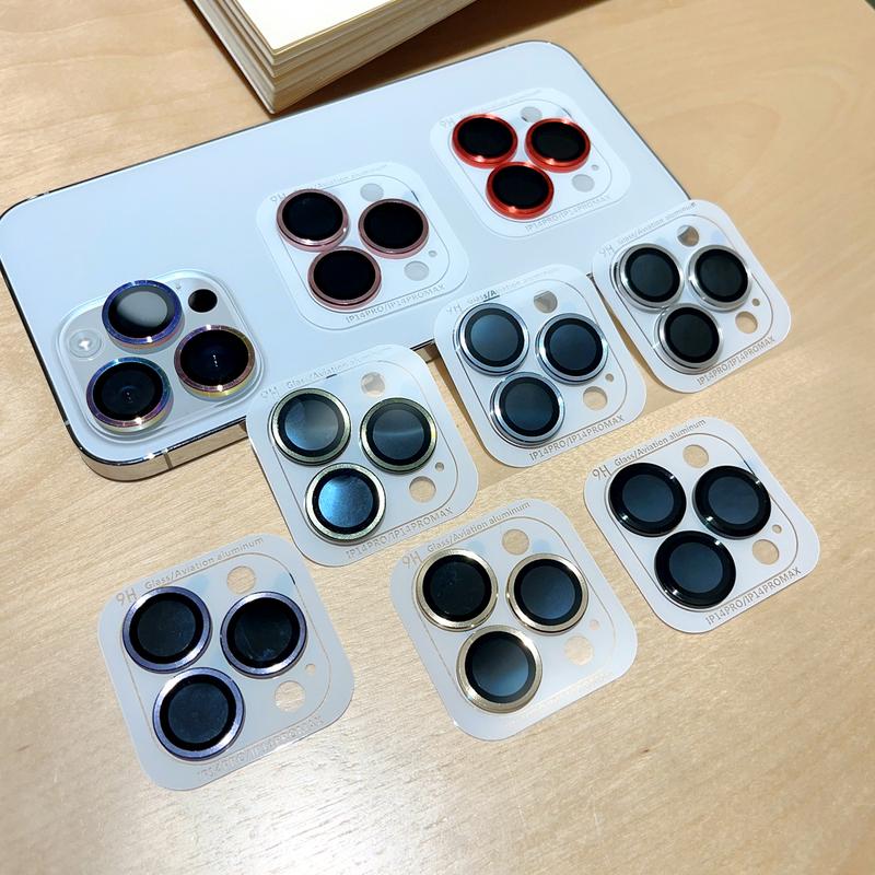 Product Introduction of CD pattern lens film Luminous  Camera Lens Protector for IPhone16 15 14 13 12 11 Pro Pro Max Mini Rear Camera Lens Cover Metal Protector Ring Phones Casing Protection Dustproof 14