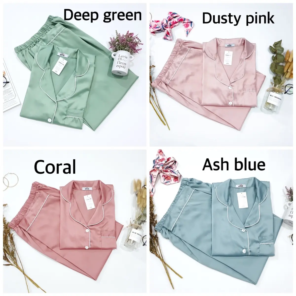 PIYAMA SATIN PREMIUM (CELANA PANJANG) CP